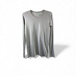 Lululemon Light Gray Long Sleeve Swiftly Tech Size 8